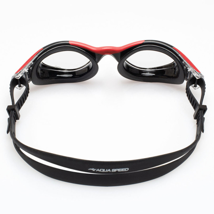 Okulary pływackie Aqua Speed Aquilo czarno-czerwone 62649-31 | VUX.pl