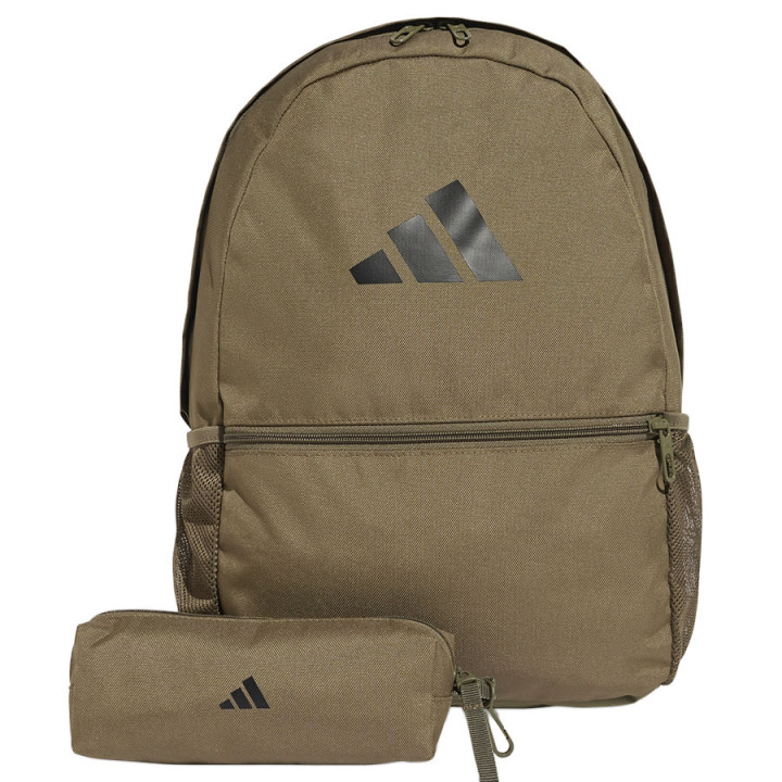 Plecak miejski adidas Classic + Pencil Case 23 l zielony | VUX.pl