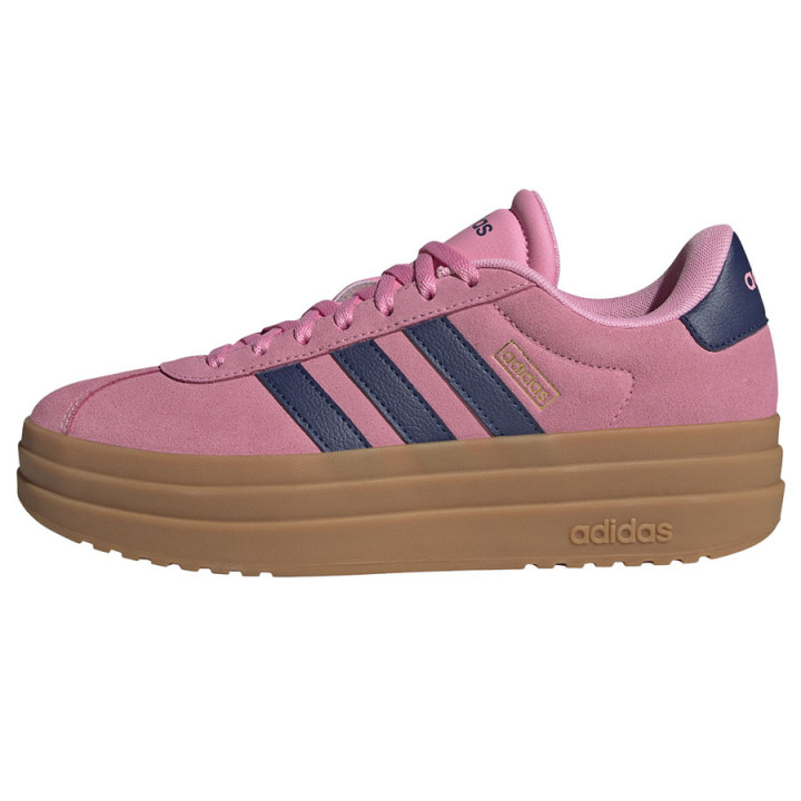 Buty lifestyle niskie damskie adidas VL Court Bold różowe | VUX.pl