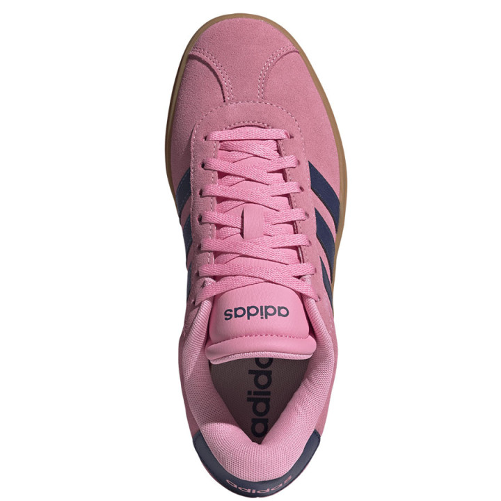 Buty lifestyle niskie damskie adidas VL Court Bold różowe | VUX.pl