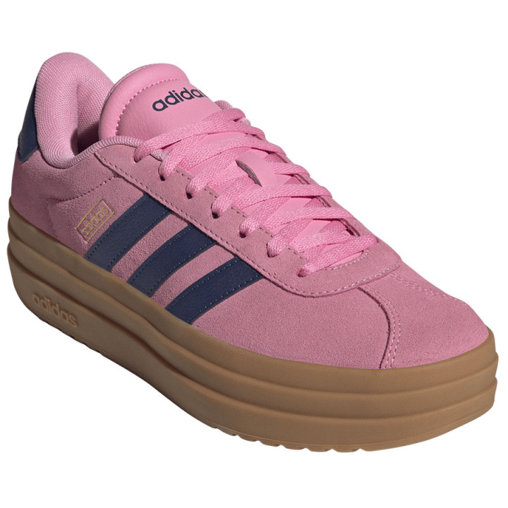 Buty lifestyle niskie damskie adidas VL Court Bold różowe | VUX.pl