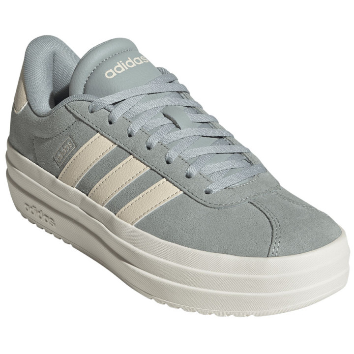 Buty lifestyle sznurowane adidas VL Court Bold W szare IH9150 | VUX.pl