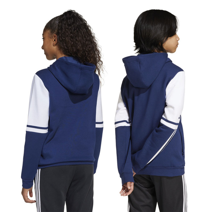 Bluza z kapturem dziecięca adidas Squadra 25 granatowa JD4804 | VUX.pl