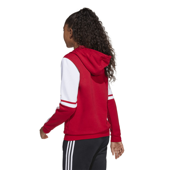 Bluza z kapturem dziecięca adidas Squadra 25 czerwona JD4805 | VUX.pl