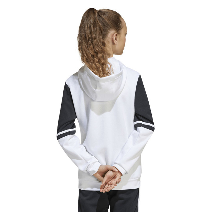 Bluza z kapturem dziecięca adidas Squadra 25 biała JD4807 | VUX.pl