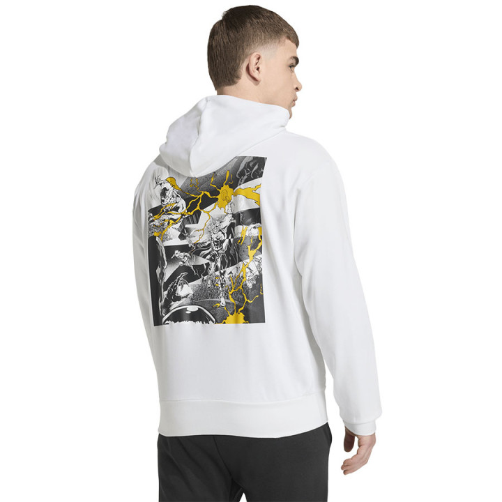Bluza rozpinana z kapturem męska adidas Real Madryt Marvel | VUX.pl