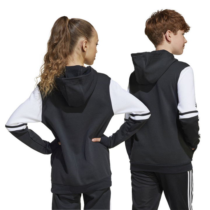 Bluza z kapturem dziecięca adidas Squadra 25 czarna JE2768 | VUX.pl