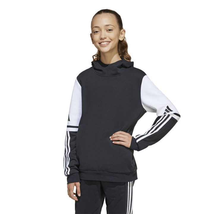 Bluza z kapturem dziecięca adidas Squadra 25 czarna JE2768 | VUX.pl