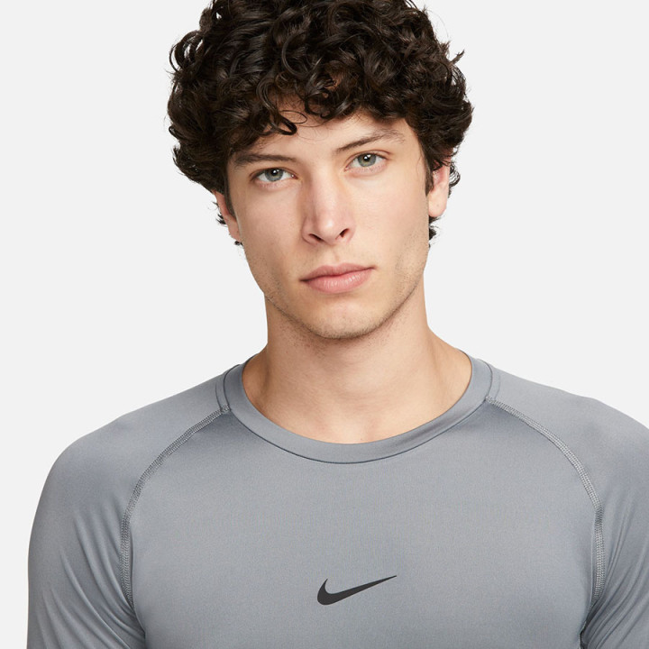 Koszulka termoaktywna długi rękaw męska Nike Pro szara | VUX.pl