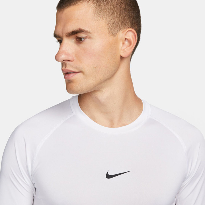 Koszulka termoaktywna długi rękaw męska Nike Pro biała | VUX.pl