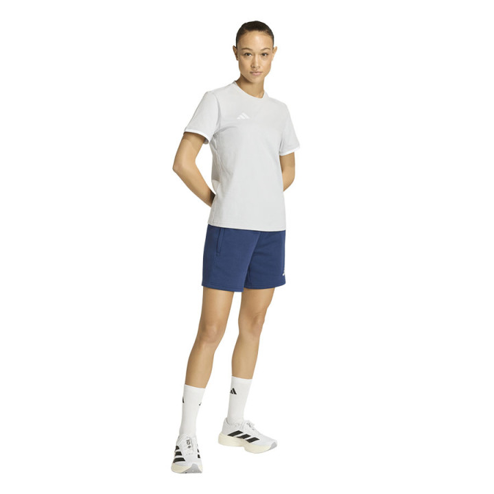 Koszulka bawełniana damska adidas Entrada 26 szara JZ6680 | VUX.pl