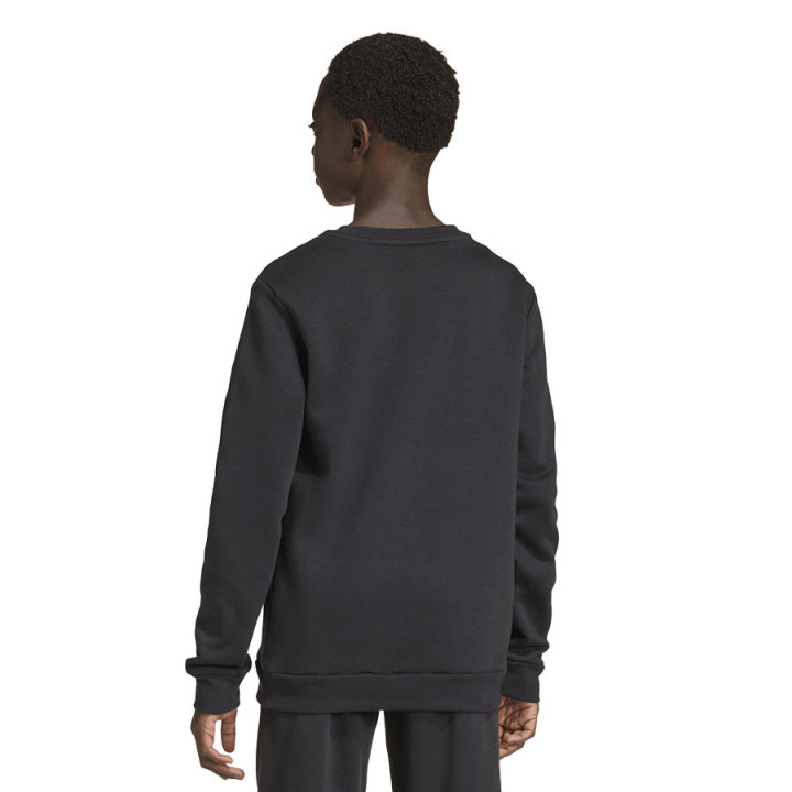 Bluza bawełniana junior adidas Entrada 26 Sweat Top czarna | VUX.pl