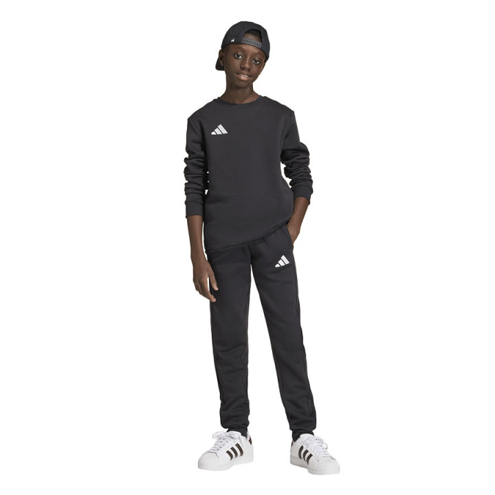Bluza bawełniana junior adidas Entrada 26 Sweat Top czarna | VUX.pl