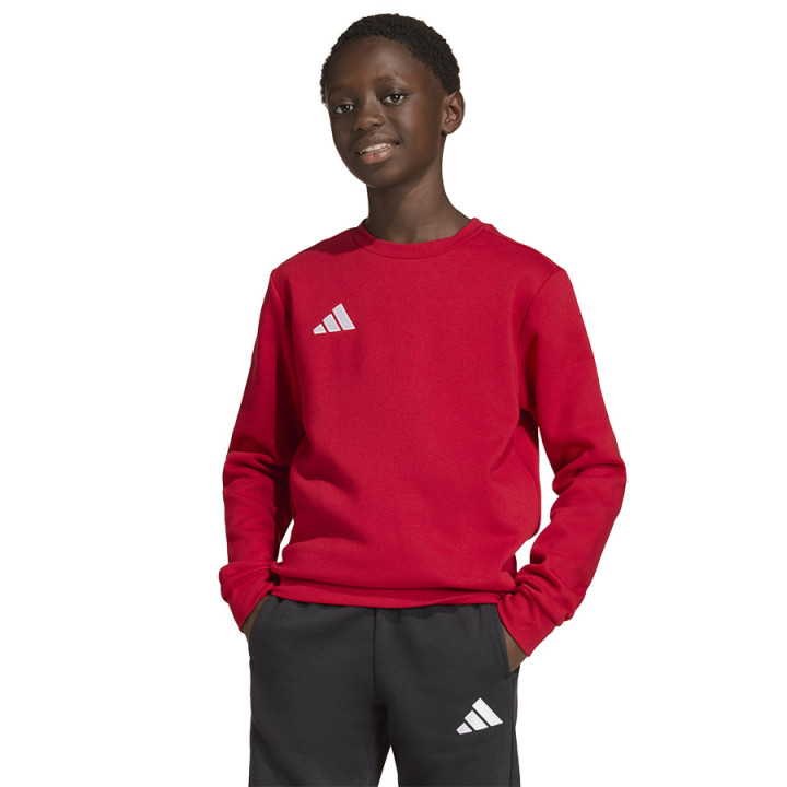 Bluza bawełniana junior adidas Entrada 26 czerwona JZ6556 | VUX.pl