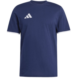 Koszulka bawełniana męska adidas Entrada 26 granatowa JZ6678 | VUX.pl