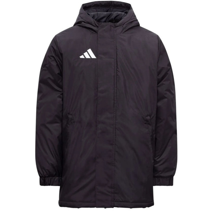 Kurtka piłkarska junior adidas Entrada 26 Stadium czarna | VUX.pl