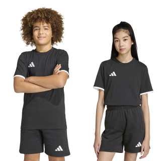 Koszulka bawełniana junior adidas Entrada 26 Tee czarna | VUX.pl