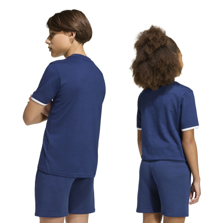 Koszulka piłkarska junior adidas Entrada 26 granatowa JZ6673 | VUX.pl