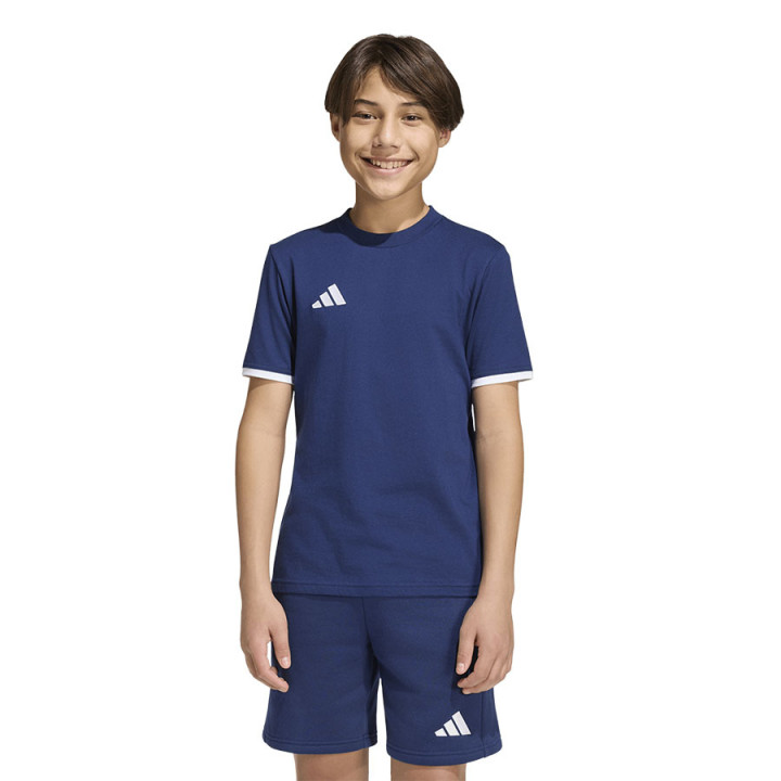 Koszulka piłkarska junior adidas Entrada 26 granatowa JZ6673 | VUX.pl