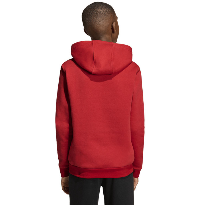 Bluza z kapturem junior adidas ENTRADA 26 czerwona JZ6568 | VUX.pl