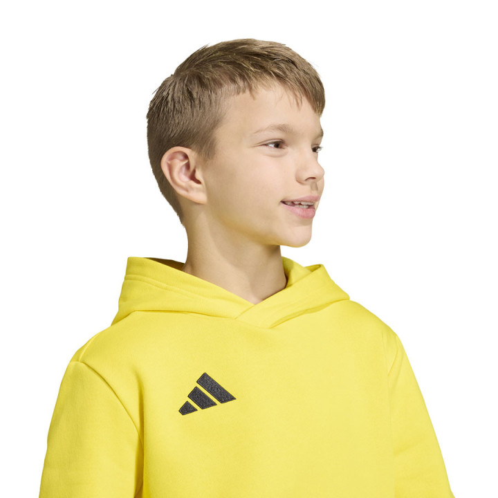Bluza z kapturem junior adidas Entrada 26 żółta JZ6564 | VUX.pl