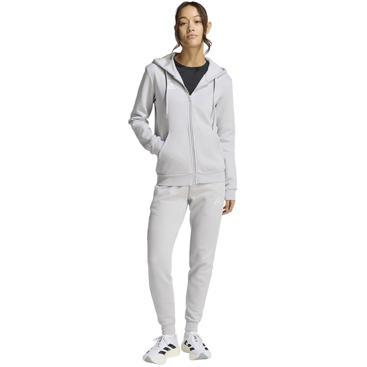 Bluza rozpinana z kapturem damska adidas Entrada 26 szara | VUX.pl