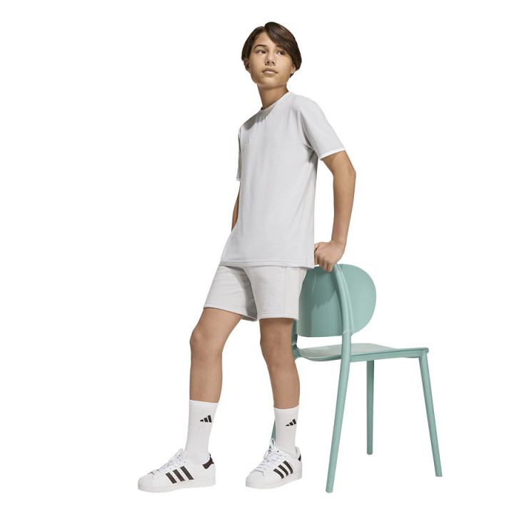Spodenki dresowe bawełniane junior adidas Entrada 26 szare | VUX.pl