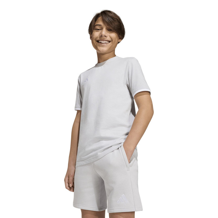 Spodenki dresowe bawełniane junior adidas Entrada 26 szare | VUX.pl