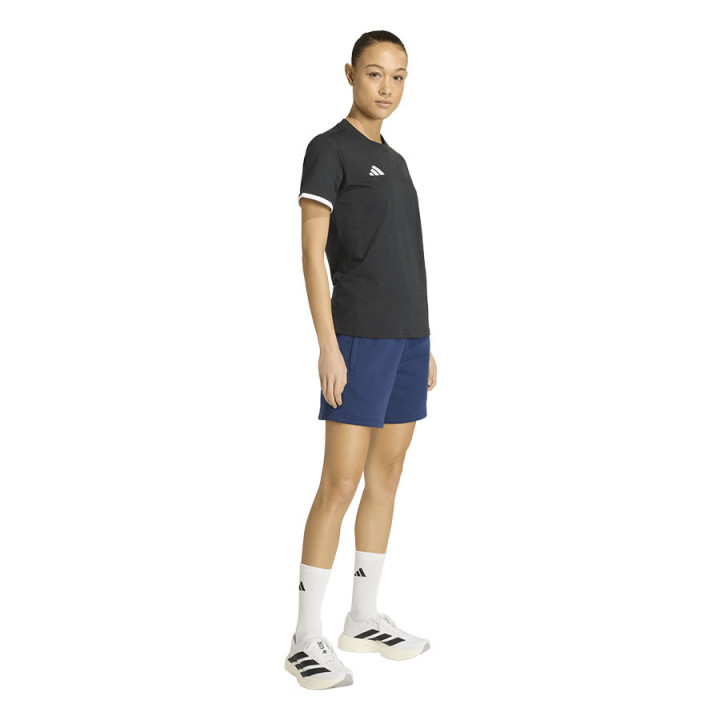 Koszulka bawełniana damska adidas Entrada 26 czarna JZ6682 | VUX.pl