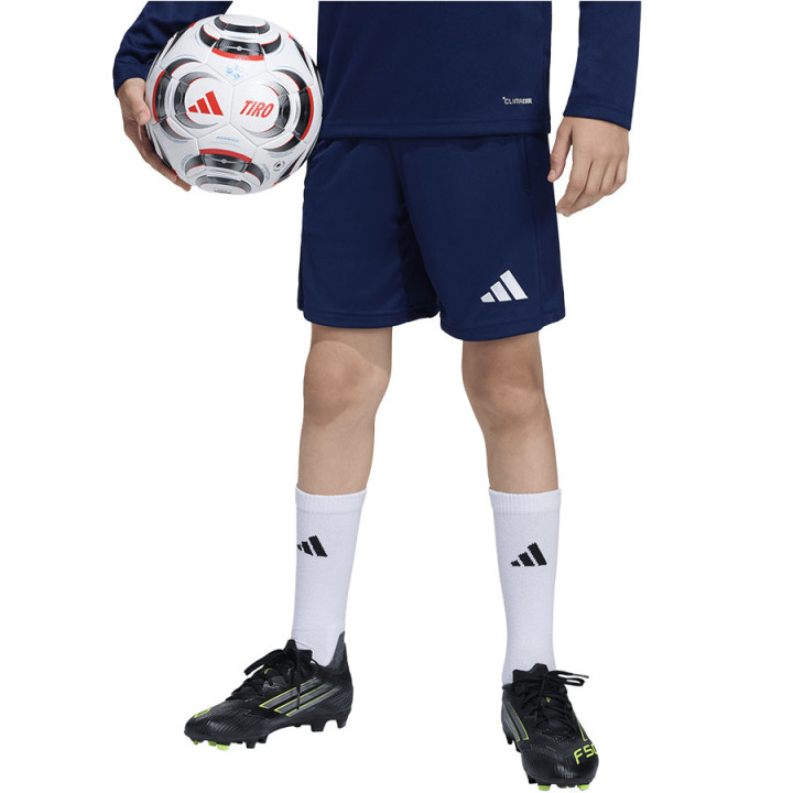 Spodenki piłkarskie junior adidas ENTRADA 26 granatowe JZ9130 | VUX.pl