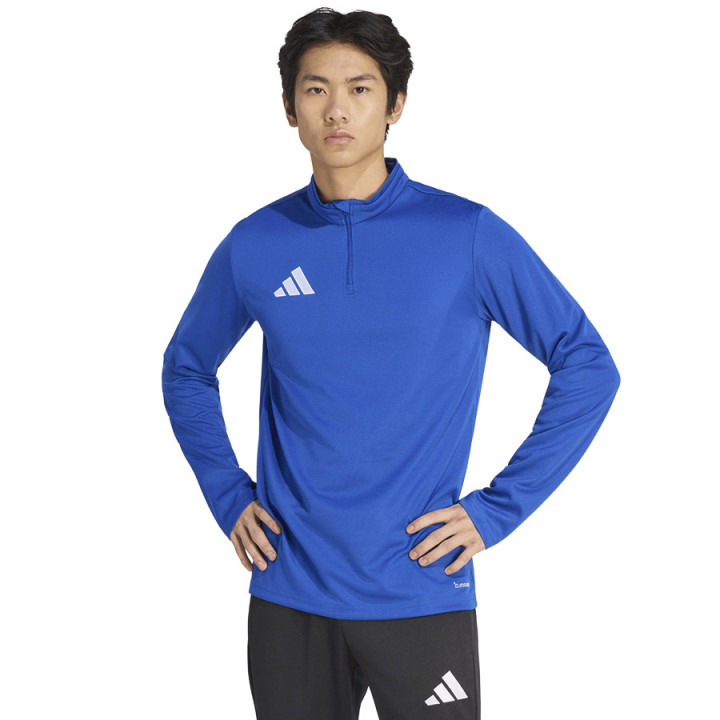 Bluza treningowa męska adidas Entrada 26 granatowa zamek 1/4 | VUX.pl