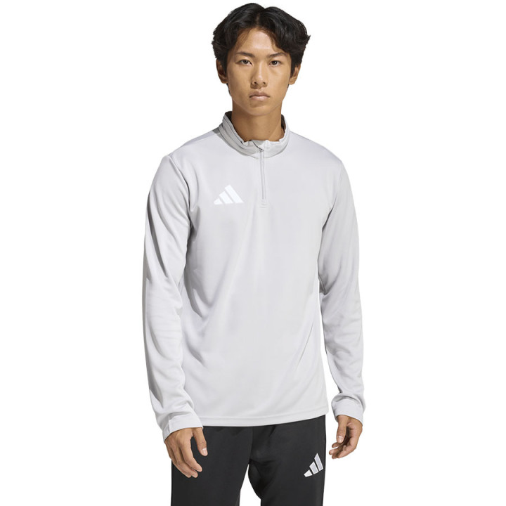 Bluza treningowa z zamkiem 1/4 męska adidas Entrada 26 szara | VUX.pl