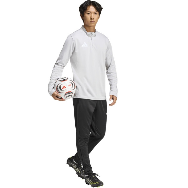 Bluza treningowa z zamkiem 1/4 męska adidas Entrada 26 szara | VUX.pl