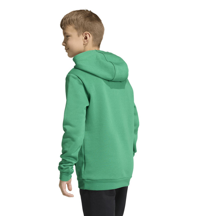 Bluza z kapturem junior adidas Entrada 26 zielona JZ6563 | VUX.pl