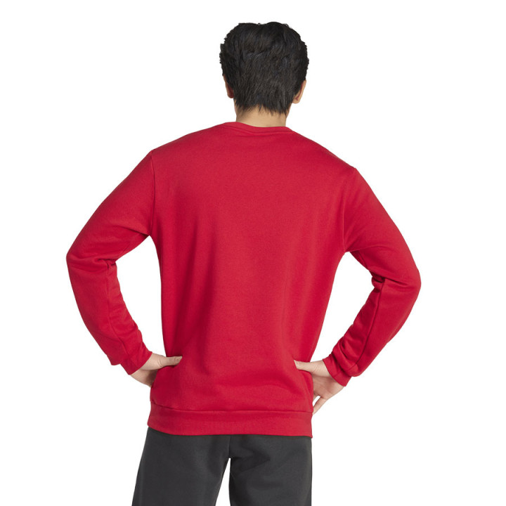Bluza bawełniana męska adidas Entrada 26 Sweat Top czerwona | VUX.pl