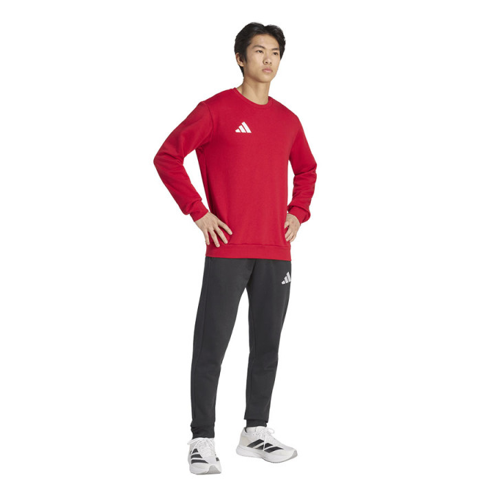 Bluza bawełniana męska adidas Entrada 26 Sweat Top czerwona | VUX.pl