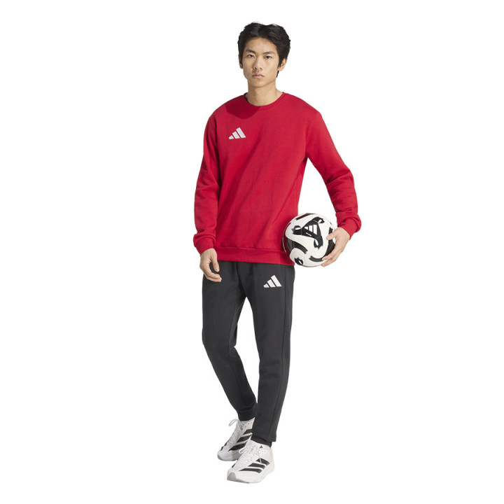 Bluza bawełniana męska adidas Entrada 26 Sweat Top czerwona | VUX.pl