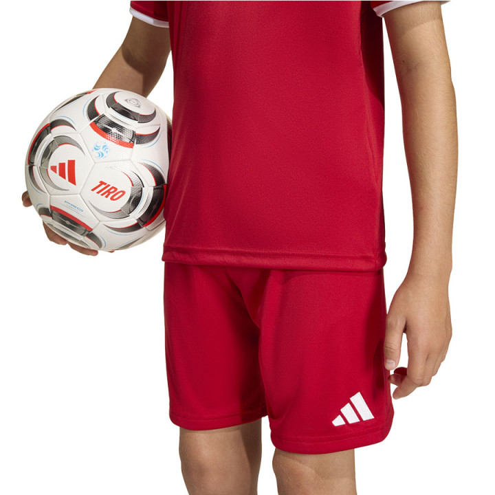 Spodenki piłkarskie junior adidas ENTRADA 26 czerwone JZ6528 | VUX.pl