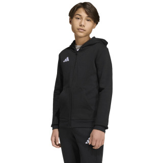 Bluza rozpinana z kapturem junior adidas Entrada 26 czarna | VUX.pl