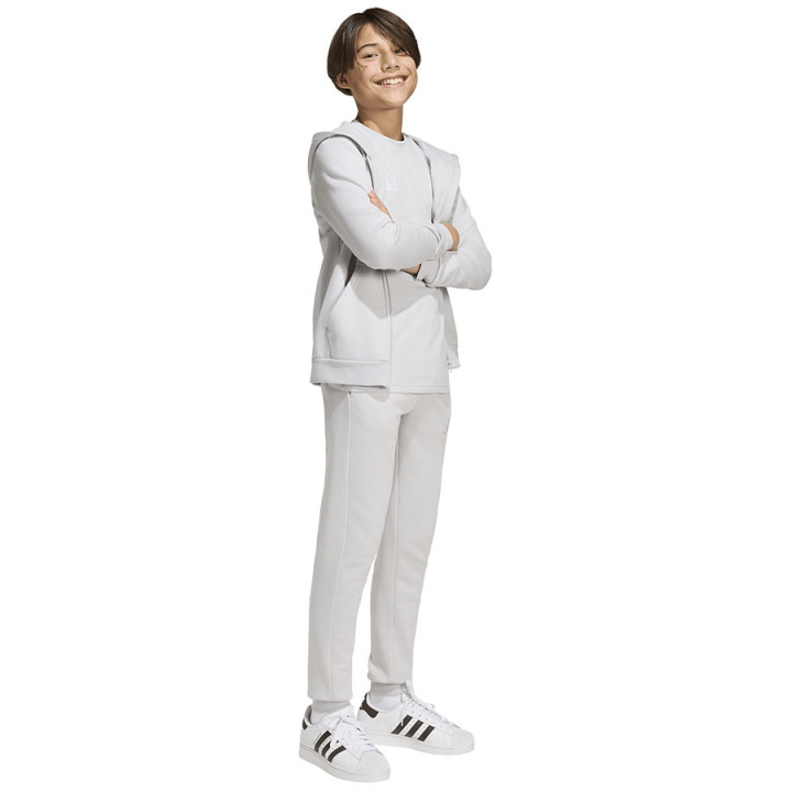 Bluza rozpinana z kapturem junior adidas Entrada 26 szara | VUX.pl