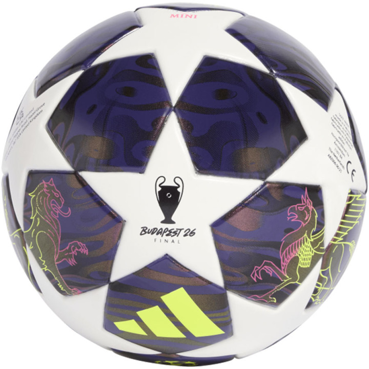 Piłka nożna rekreacyjna adidas UCL Mini fioletowa JX9099 | VUX.pl