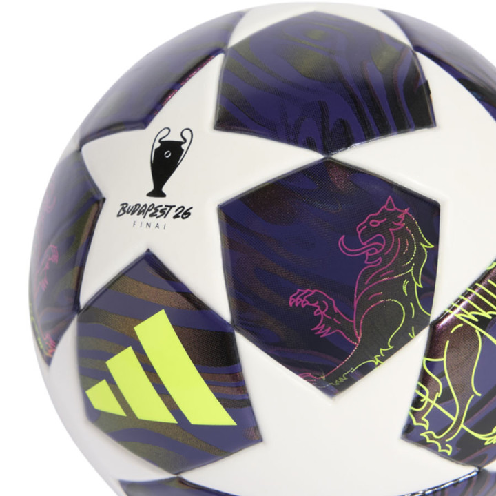 Piłka nożna rekreacyjna adidas UCL Mini fioletowa JX9099 | VUX.pl