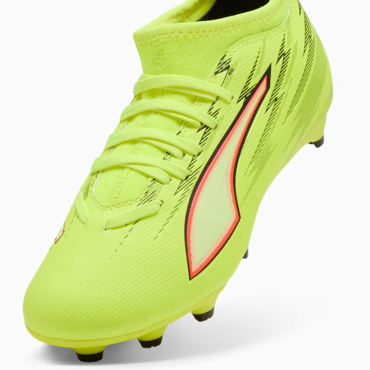 Korki lanki junior Puma Ultra 6 Match FG/AG żółte 108701-01 | VUX.pl