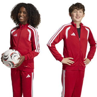 Bluza treningowa rozpinana junior adidas TIRO 26 czerwona | VUX.pl