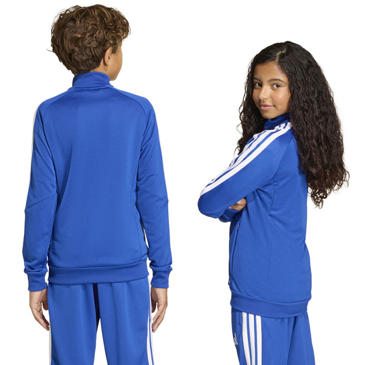 Bluza treningowa junior adidas Tiro 26 niebieska z zamkiem | VUX.pl