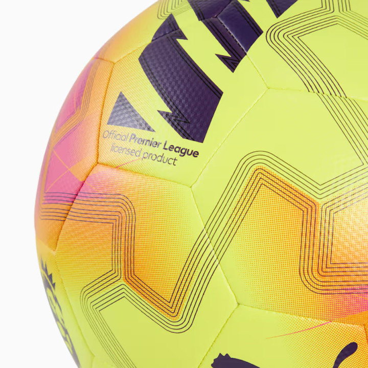 Piłka nożna Puma Orbita Cup Premier League Lights żółta | VUX.pl