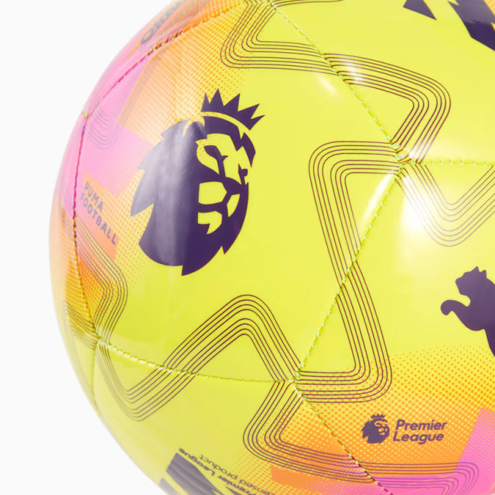 Piłka nożna mini Puma Orbita Premier League Lights żółta | VUX.pl