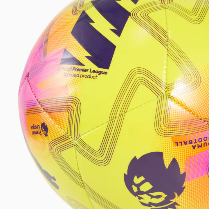 Piłka nożna mini Puma Orbita Premier League Lights żółta | VUX.pl