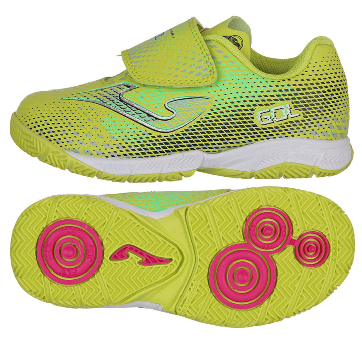 Buty halowe IN sznurowane dziecięce Joma GOL zielone | VUX.pl