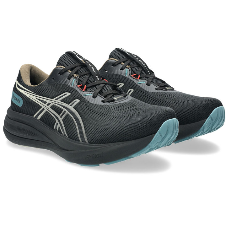Buty biegowe męskie Asics GEL-PULSE 17 GTX czarne 1011C154 | VUX.pl